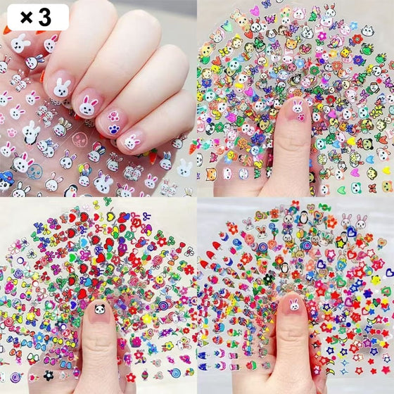 Självlysande Nagelklistermärken För Barn