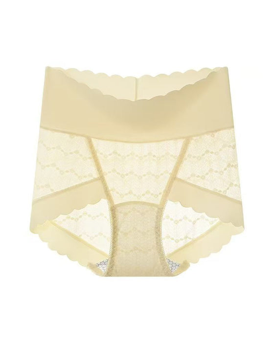 Andningsbara Sömlösa Höga Midjelinses Trosor