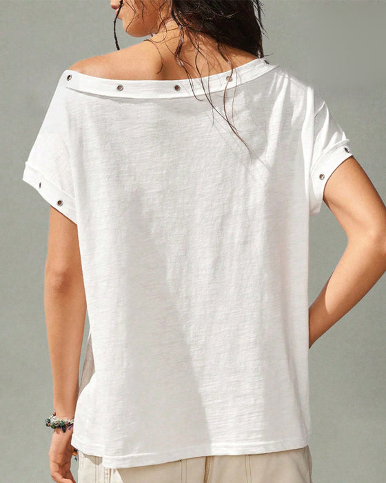 T-Shirt Enaxlad Nit Solid