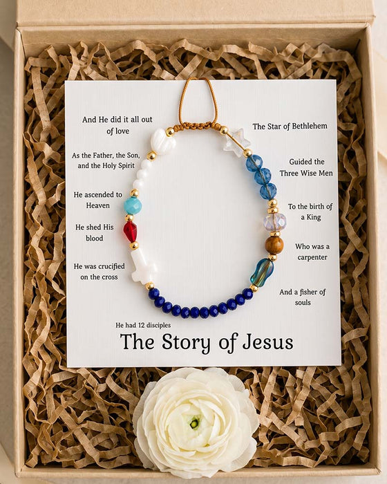 ✝️ Handgjort Jesus Armband ❤️ Bär Berättelsen. Bär Tron.
