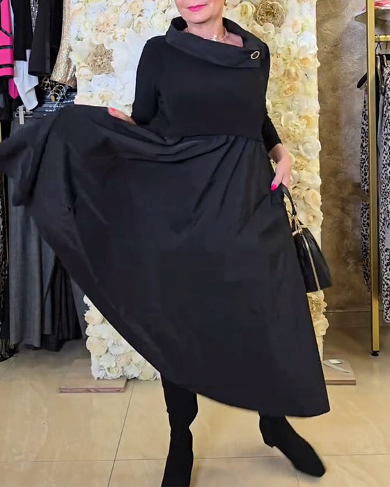 Klänning Modig Street Enfärgad A-linje