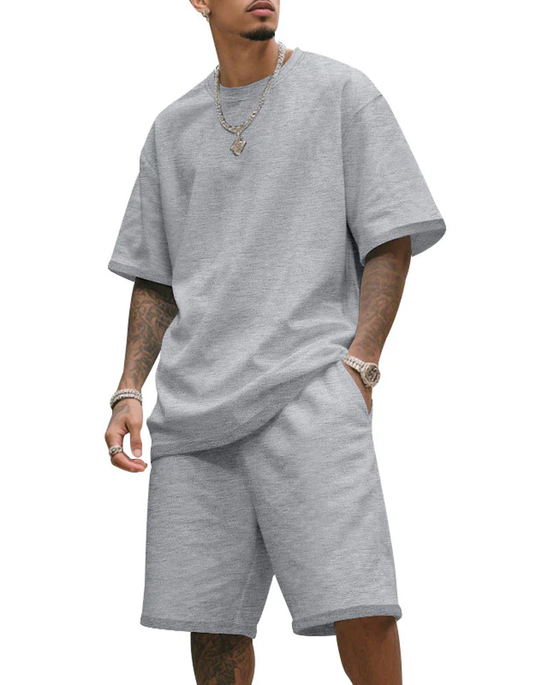 Set Kort Ärm Shorts Två Del