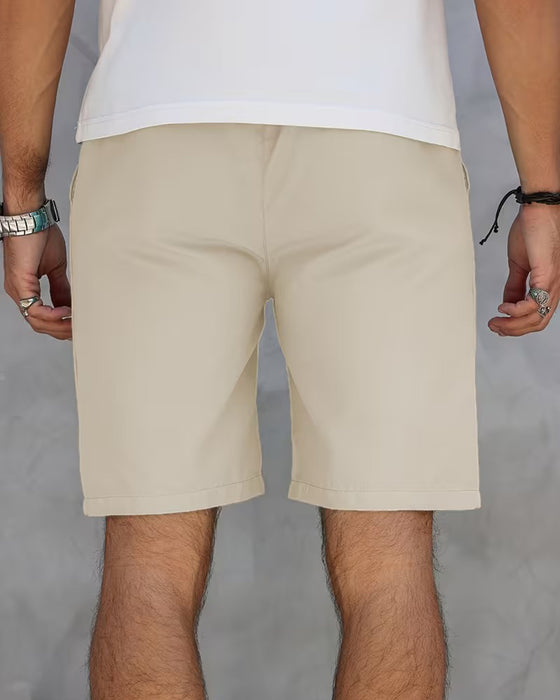 Shorts Läder Etikett Casual