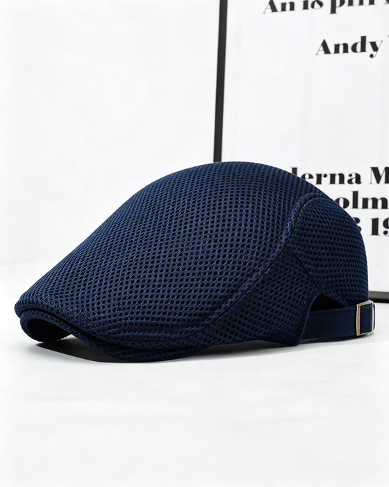 Herr Andas Nät Flat Keps - Justerbar Newsboy Ivy Basker Sommarhatt