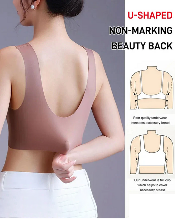 👙 Super Bekväm Och Mjuk Damspetsbehå Utan Stålring