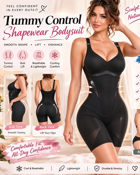 Svalkande Magkontroll Rumplyftande Shapewear Bodysuit