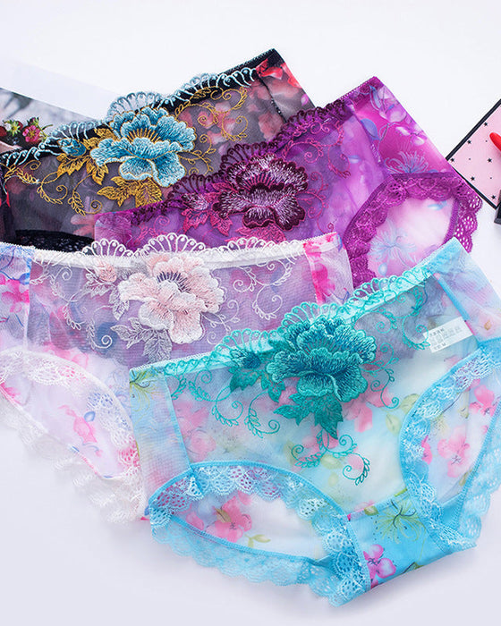 Antibakteriell Trosa Med Spetsbroderi