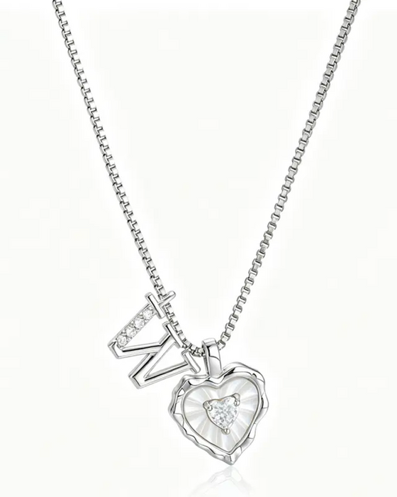A–Z Mikropave Bokstavspendel Halsband