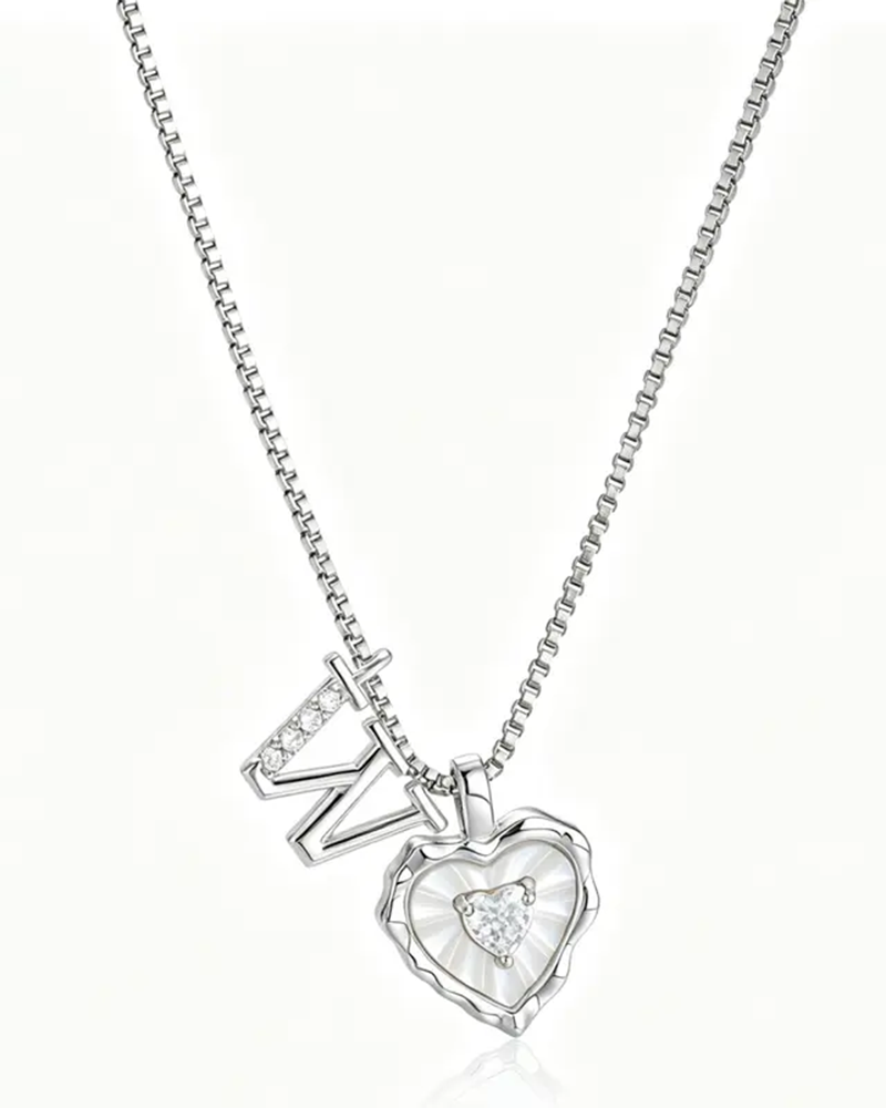 A–Z Mikropave Bokstavspendel Halsband