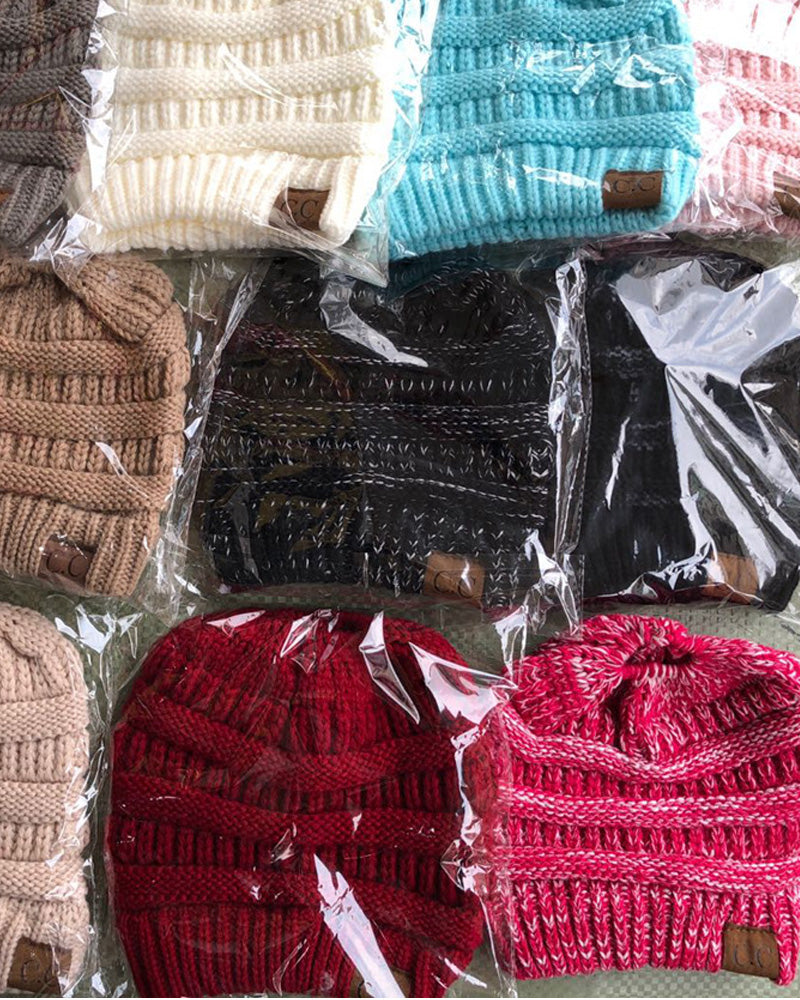 Snygg Och Mysig Flätstickad Mössa För Höst Och Vinter