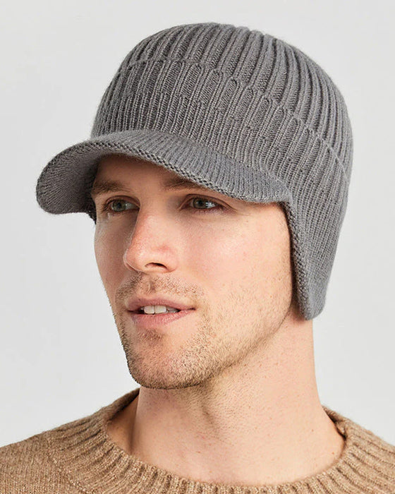 Hatt Utomhus Ridning Elastisk Varm Öronskydd Stickad