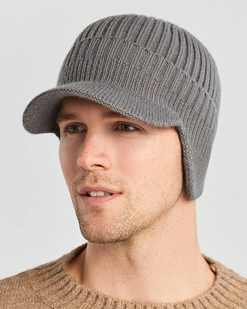 Hatt Utomhus Ridning Elastisk Varm Öronskydd Stickad