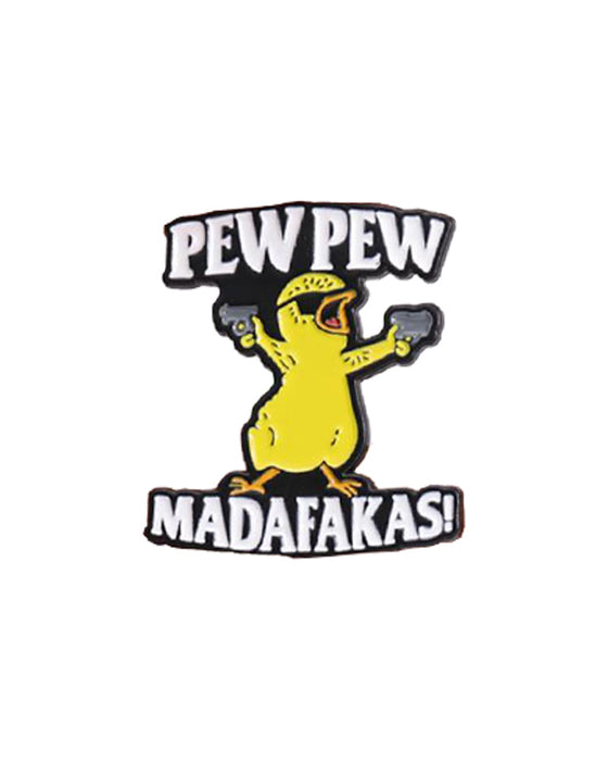 Brosch med Bokstav & Tecknad Anka Design