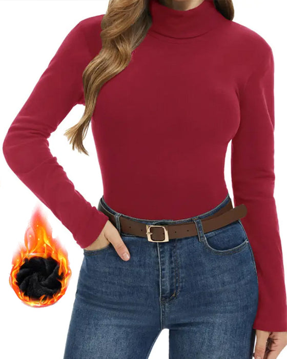 Skjortor Långärmade Fodrade Med Fleece