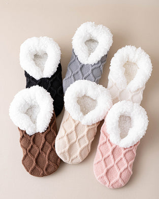 Mysiga halkskyddade termiska golvstrumpor