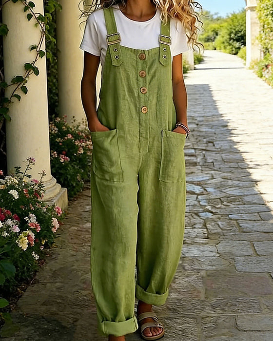 Jumpsuit Avslappnad Justerbar