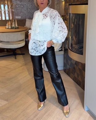 Blus Banddesign Spets