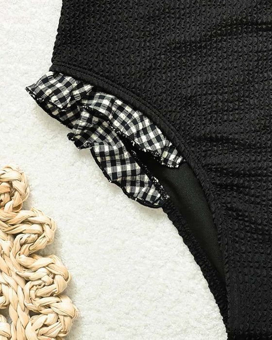Bikini Ruta Ruffle Axelbandslös
