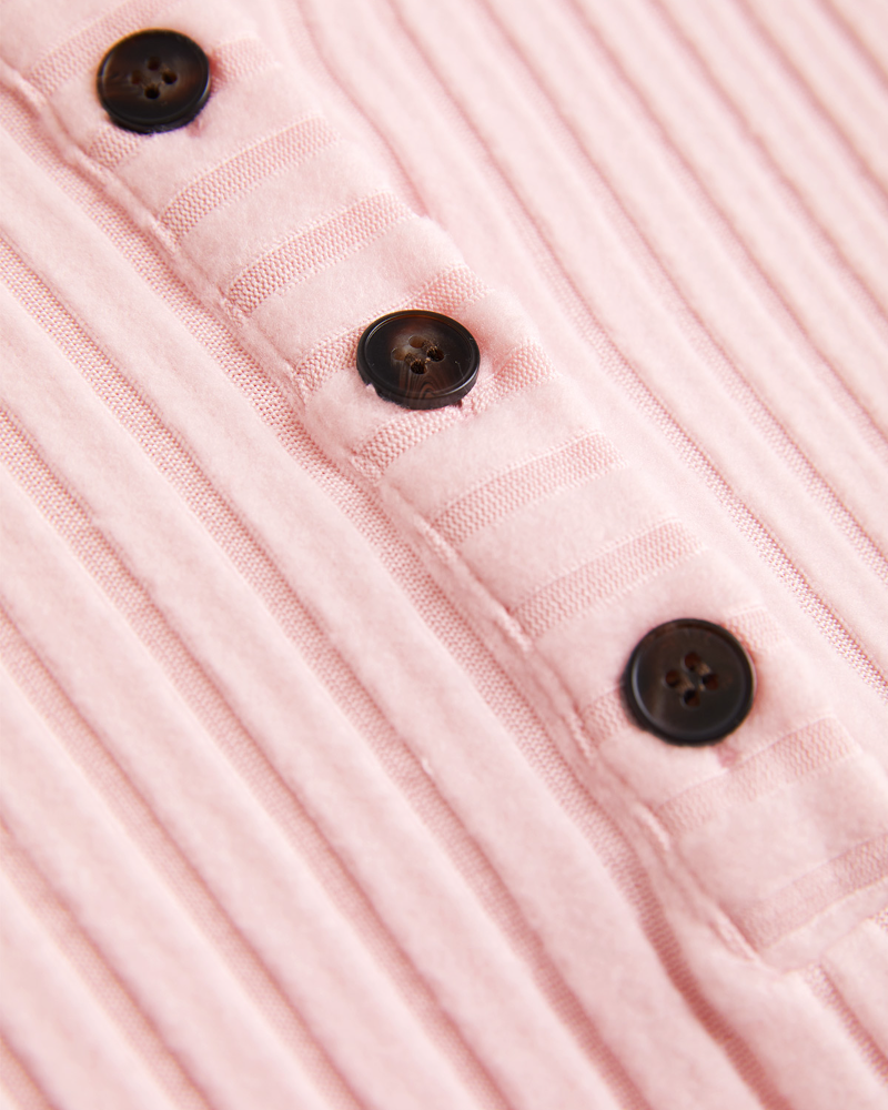 Tröja Med Halvzip-Design, Rutmönster Och Patchworkdetalj