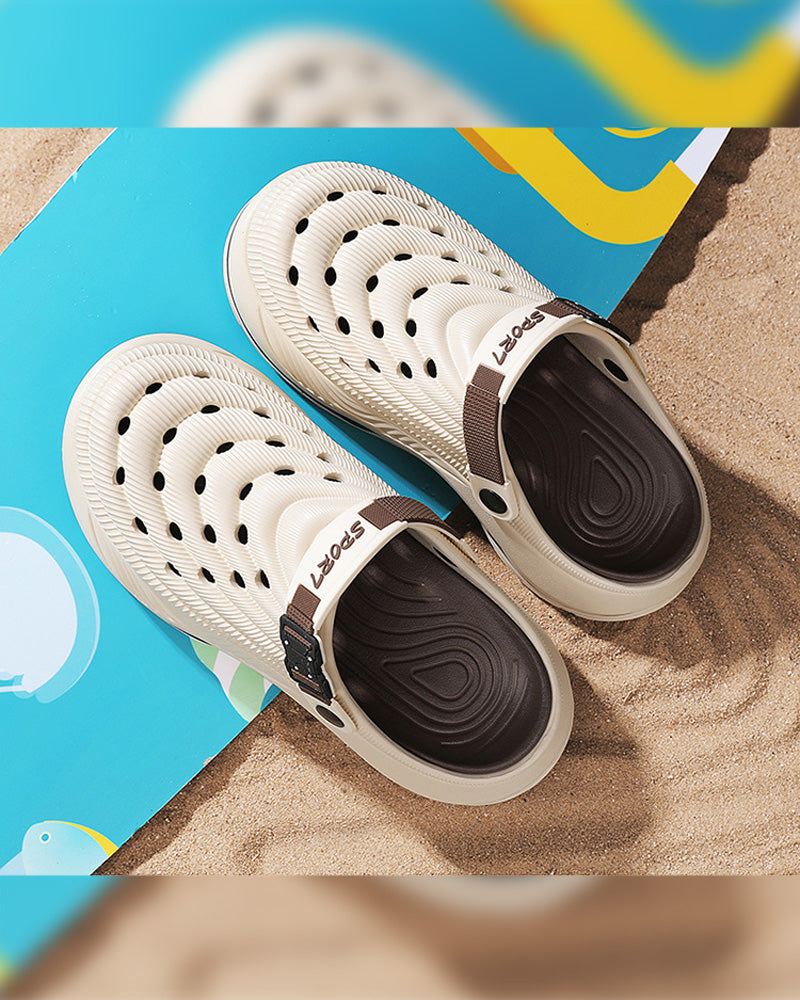 Sandaler Utomhus Tjock Sula Halkfri Luktbeständig Hållbar Snabbtorkande Mjuk Strand