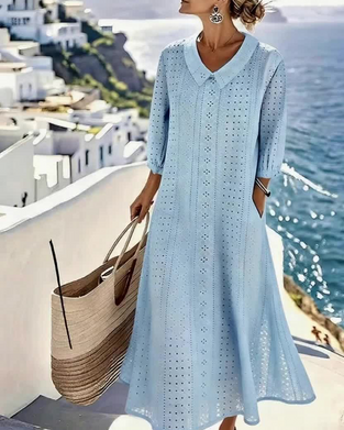 Klänning Baby Doll Hålringning