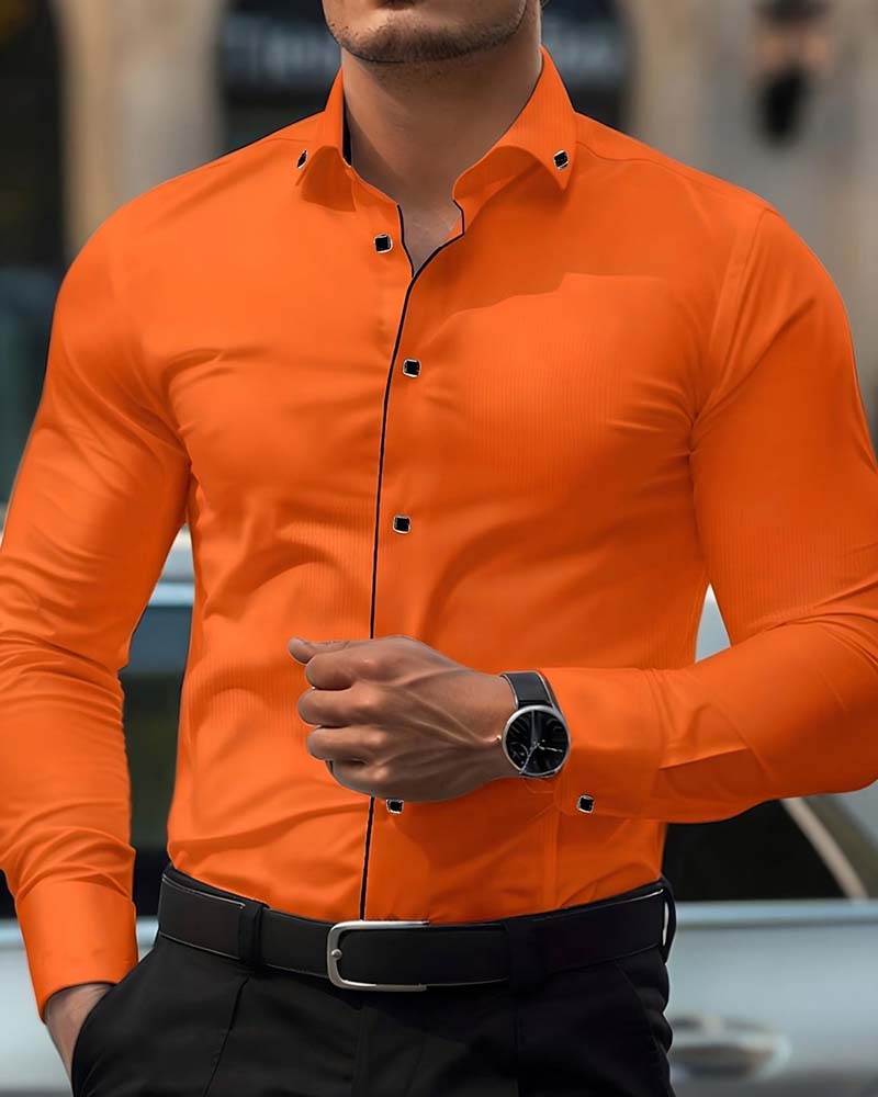 Skjorta Business Slim-Fit Långärmad