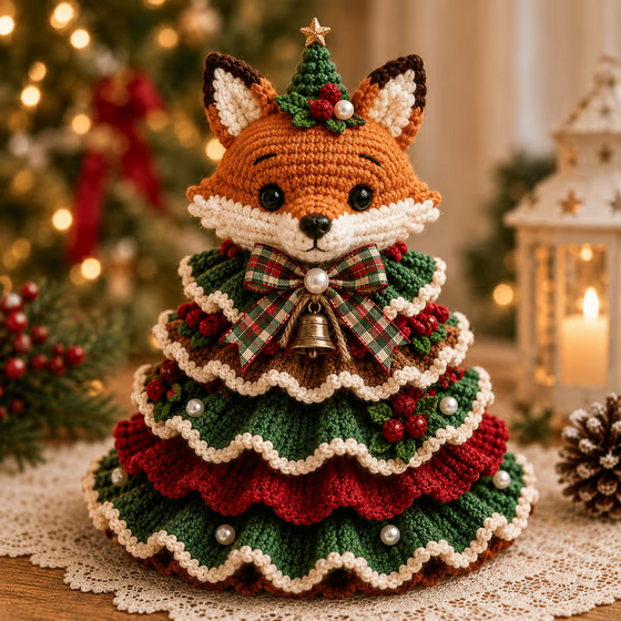 🎄 Virka Djur Julträd DIY Kit