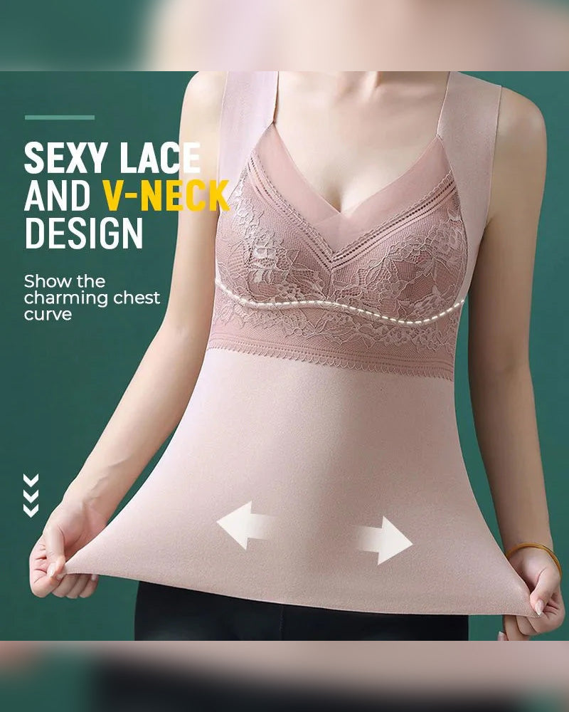 🔥2 i 1 Inbyggd behå Värmeunderkläder