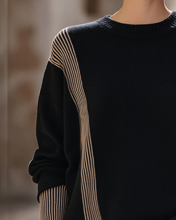 Tröjor Oregelbundet Geometriskt Lössittande