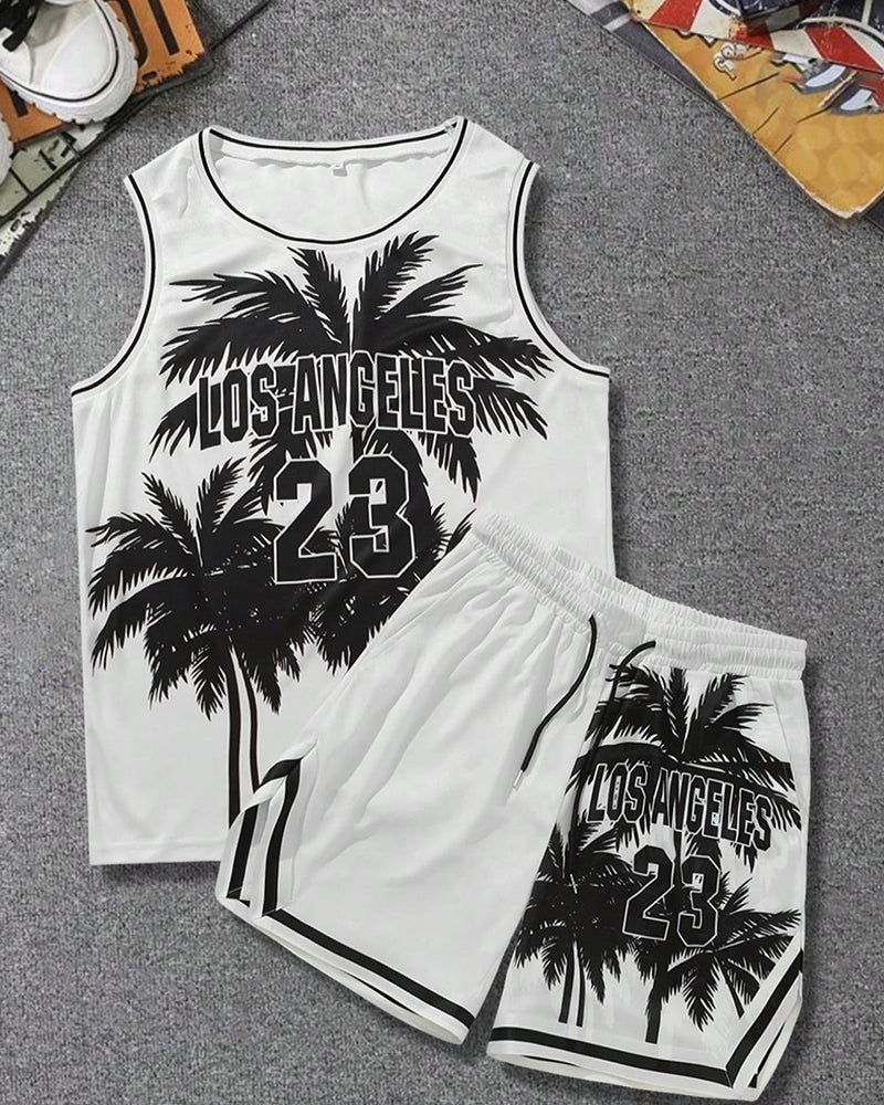 Set Ärmlös Linne Shorts