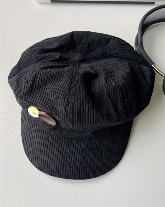 Unisex Vintage Åttkantig Baskerhatt
