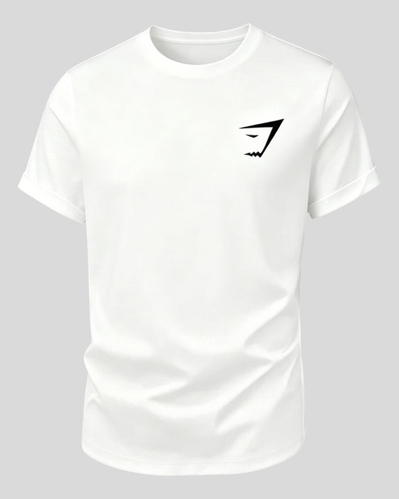 Avslappnad T-Shirt Rundhalsad, Kortsärmad