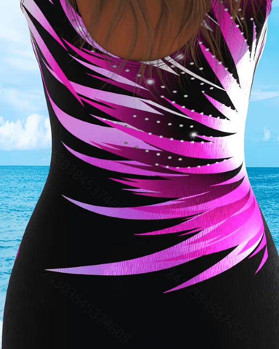 En Delad Gradient Shorts