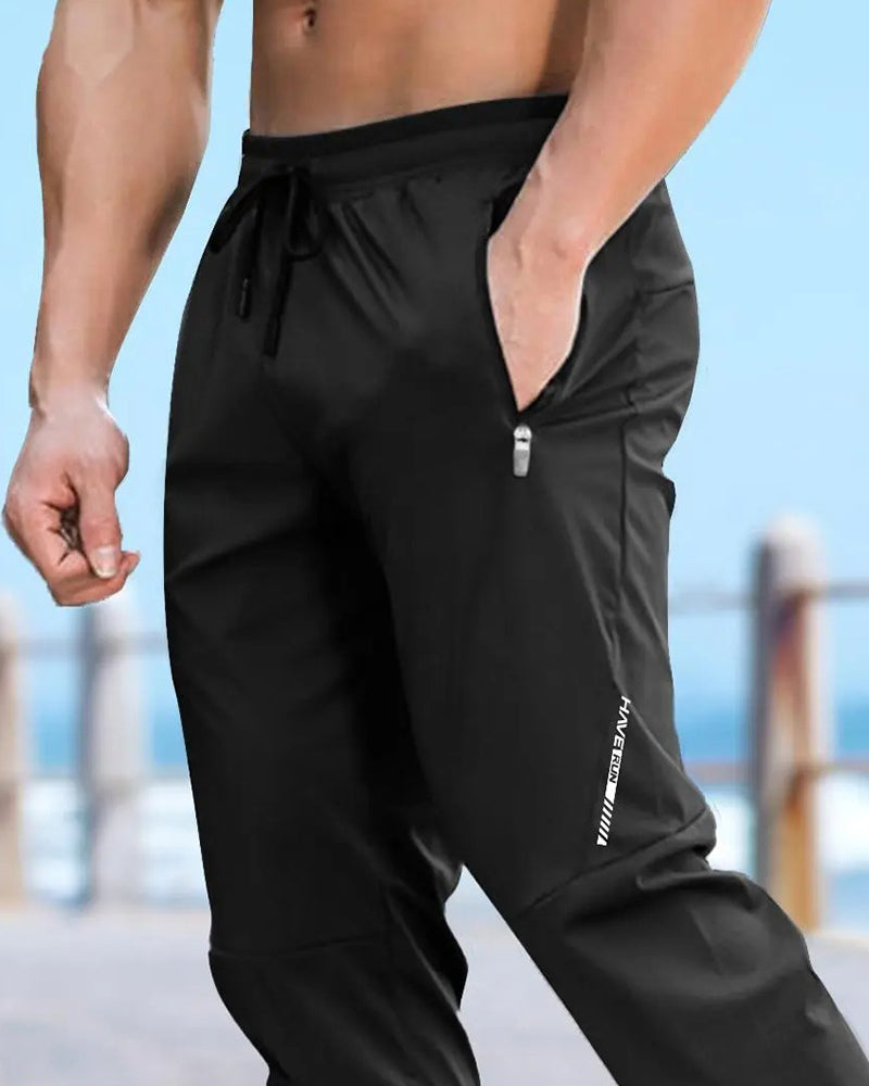 Joggerbyxor För Män – Avslappnade Svarta