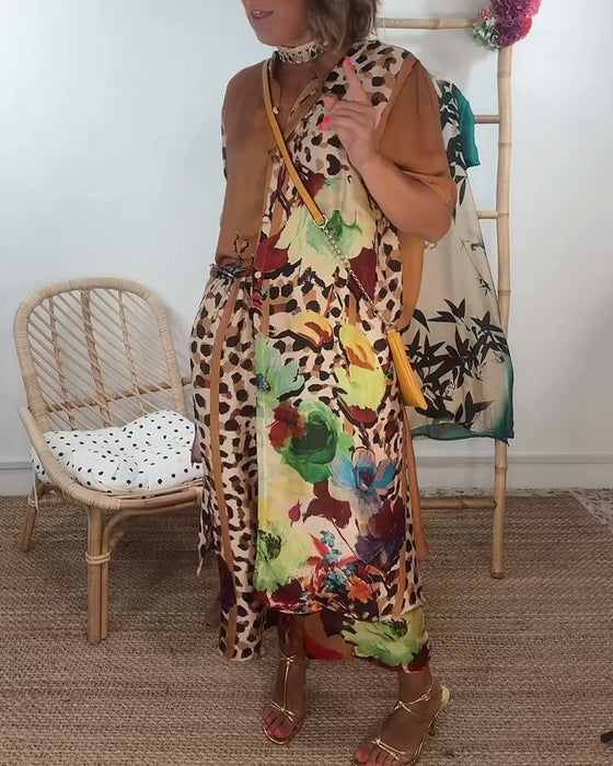 Tvådelad set med kontrasterande retromode