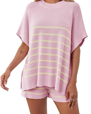 Set Rand Lös Casual Shorts