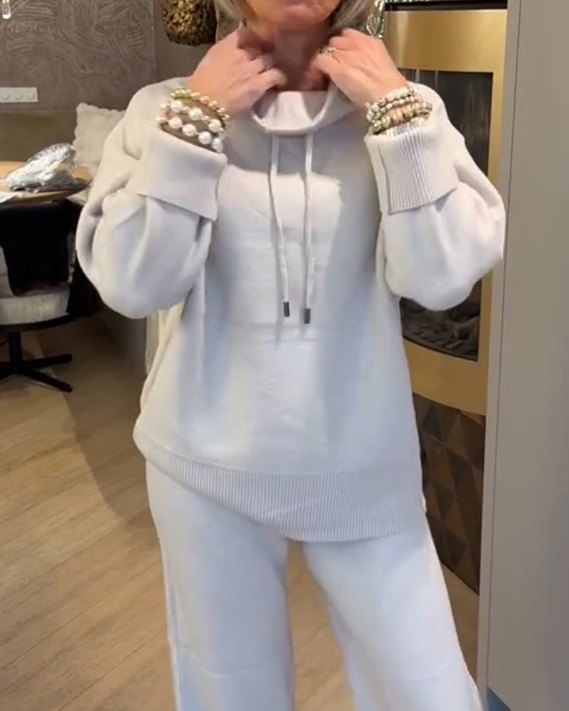 Tröja Halsad Dragsnodd Mode