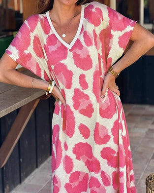 Klänning Löss Leopard Tryck