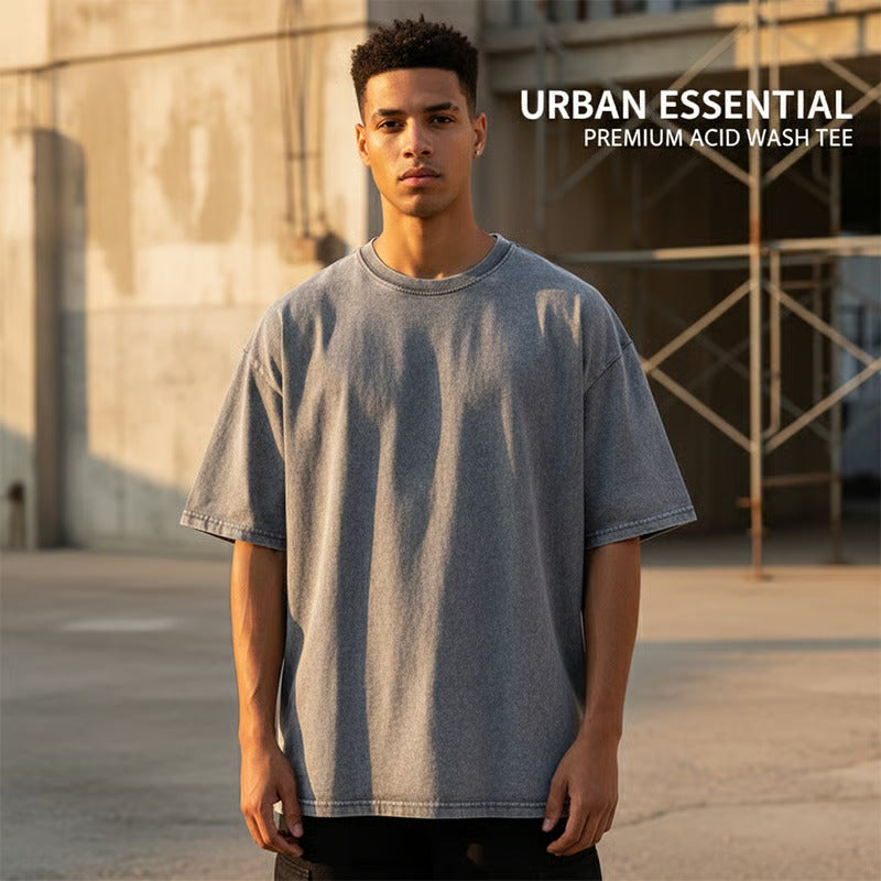 T-Shirt Herr Vintage Lössittande