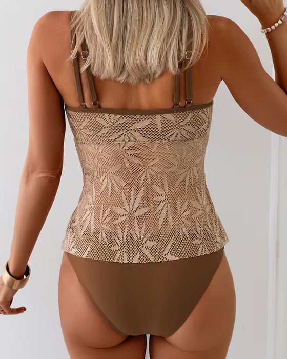 Tankini Spagettiband Mesh