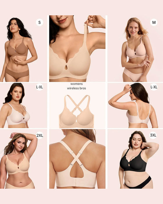 Bh Andningsbar Sömlös Full Täckning Vardag