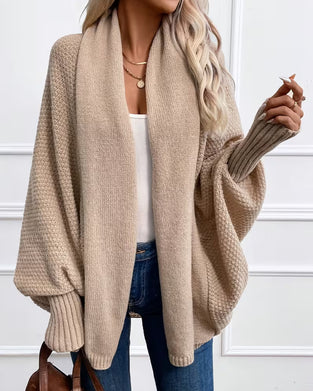 Cardigan Raglan Puffärm