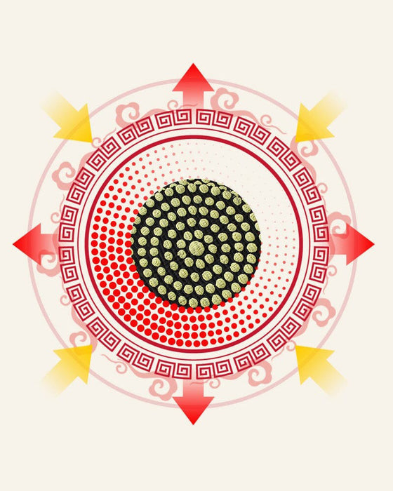 🔥Rea🌟Turmalin Akupressur Självuppvärmande Knäskydd