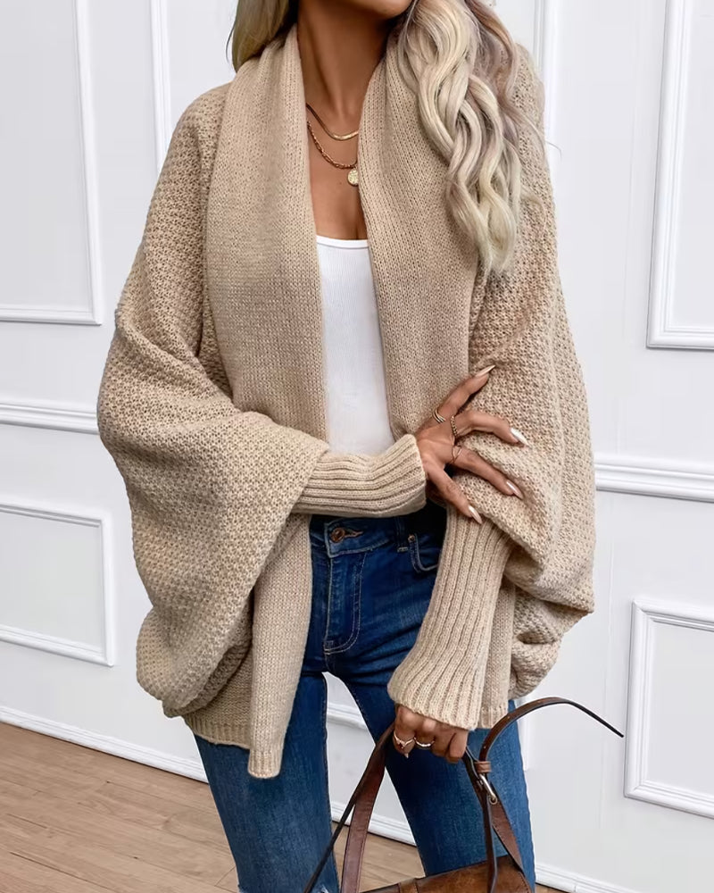 Cardigan Raglan Puffärm