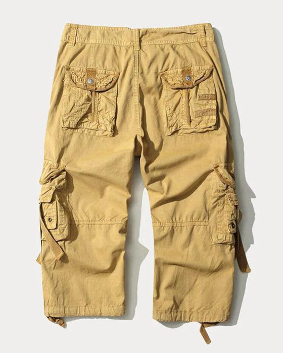 Byxor Fickor Många Casual Cargo