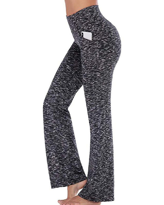 Women's High Waist and Flared Leg Yoga Pants