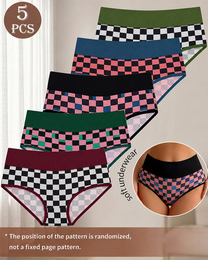 Set 5-Pack Sömlösa Höga Midjan Trosor