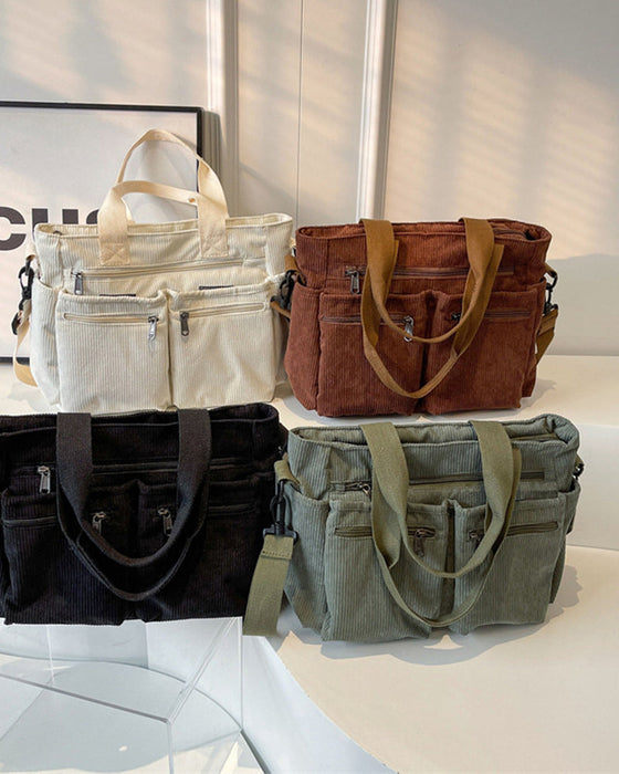 Enfärgad manchesterväska