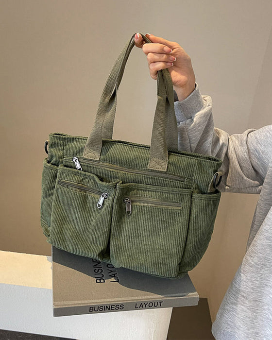 Enfärgad manchesterväska