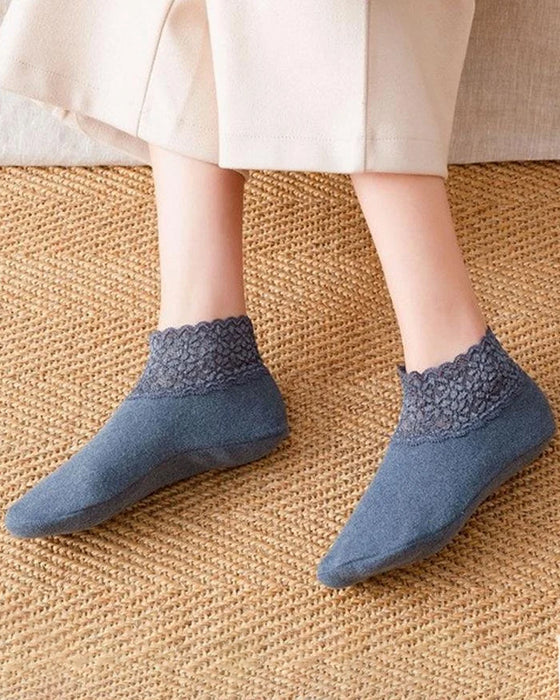 Nya mode Spetsvärmare Strumpor